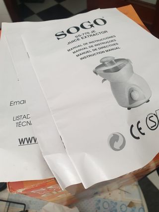 Exprimidor turbo eléctrico