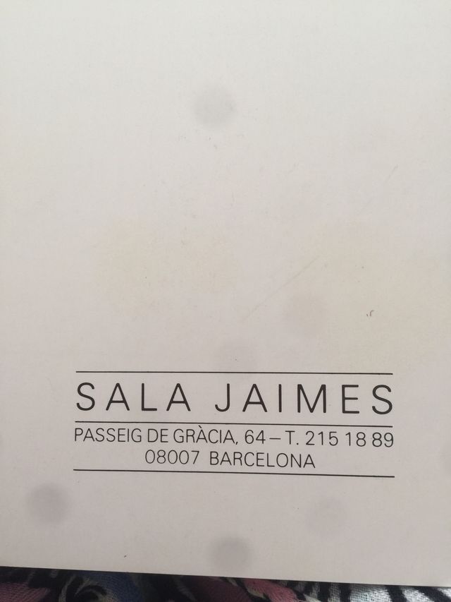 Precioso catálogo pintura Sala Jaimes