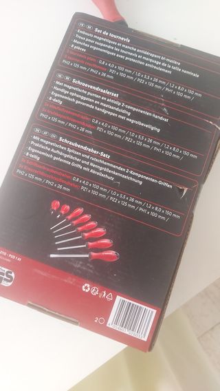 Juego de destornilladores, (kit)