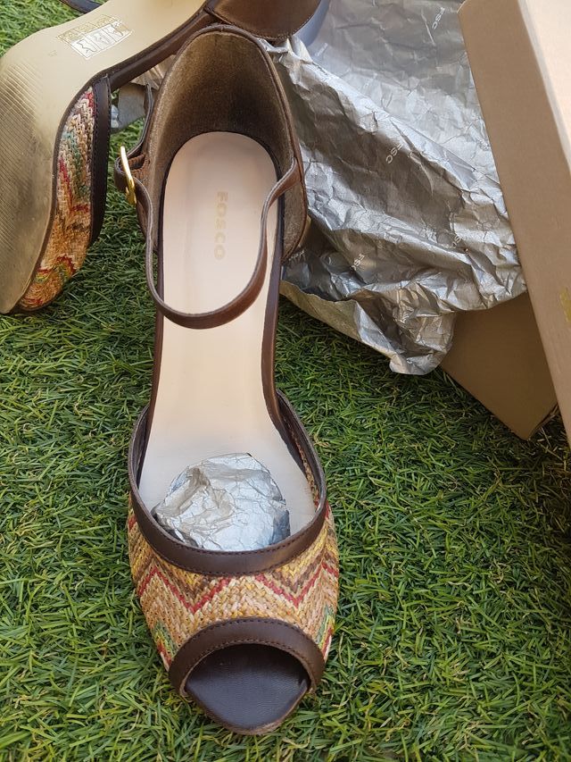 Sandalias "Fosco" marrones nº 40