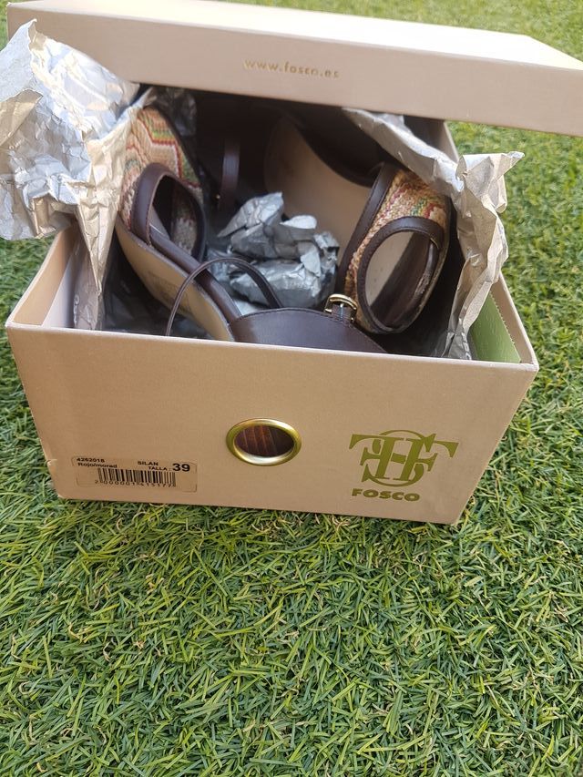 Sandalias "Fosco" marrones nº 40