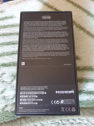 caja iphone 11 pro max no envio no negociable