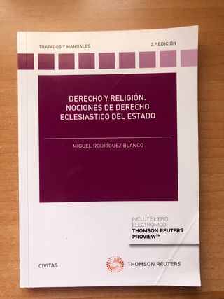 libro derecho y religión