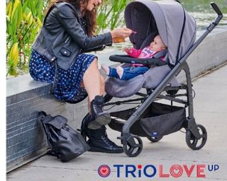 carrozzina bebè da 0 a 5 anni Chicco TRIO LOVE 3 pezzi