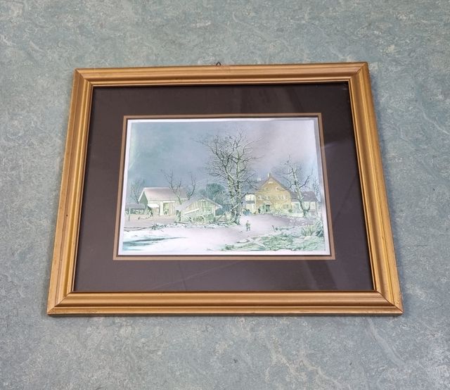 N. 2 stampe con cornice