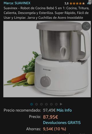 ROBOT COCINA bebé  SUAVINEX