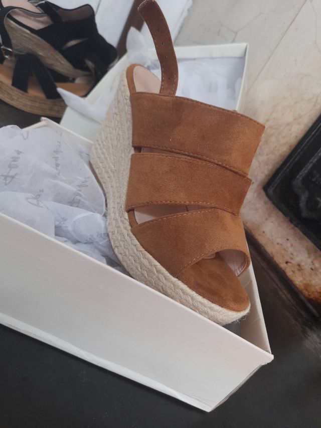 sandalias de cuña 