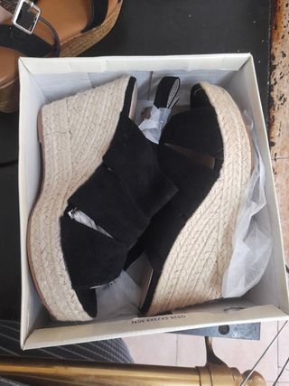 sandalias cuña