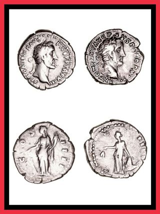 Lote 2 Monedas Imperio Romano 
