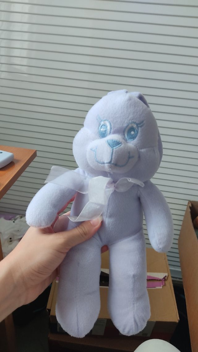 Peluche conejo azul