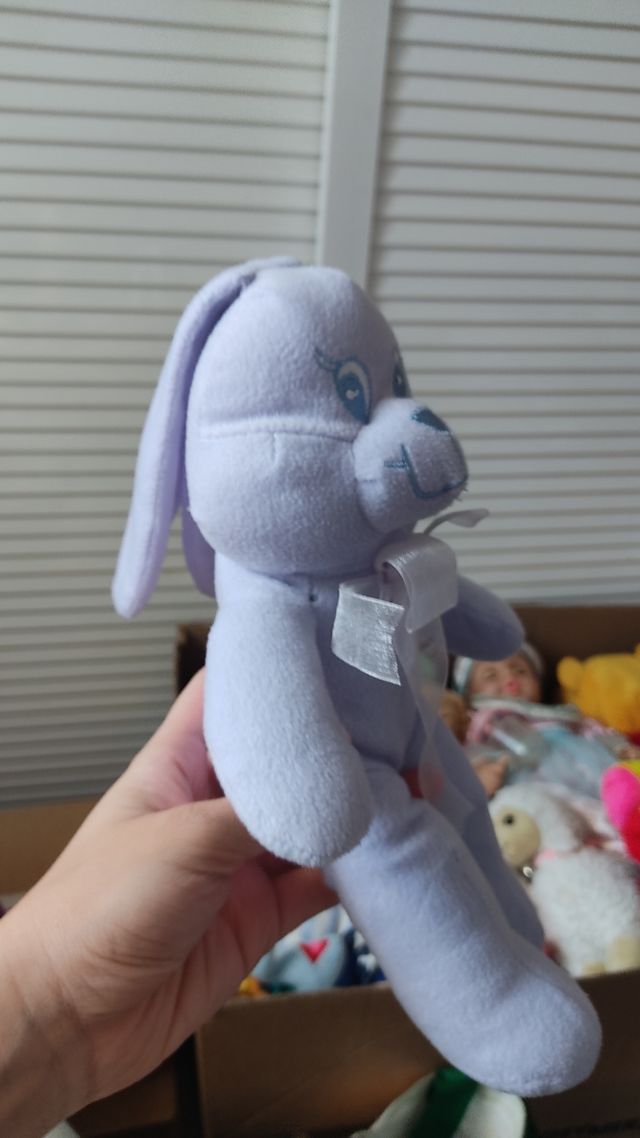 Peluche conejo azul