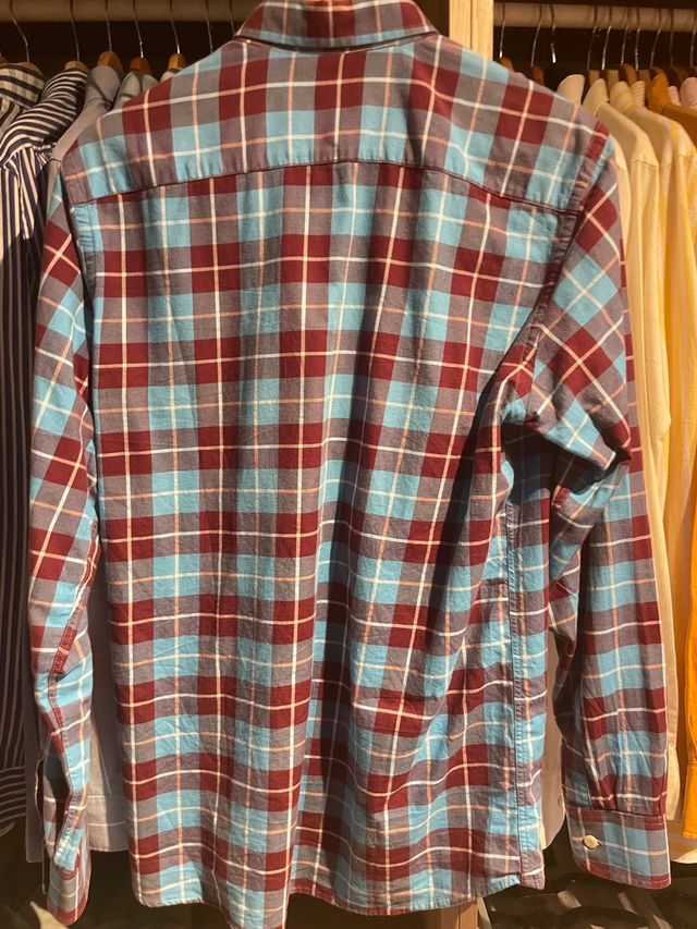 camisa cuadros Elganso