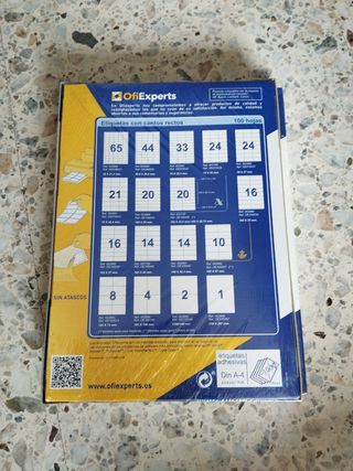 etiquetas ofi experts
