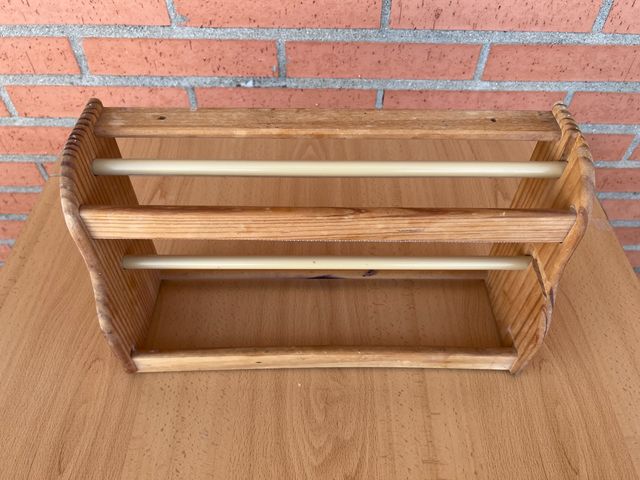 PORTARROLLOS DE MADERA COCINA