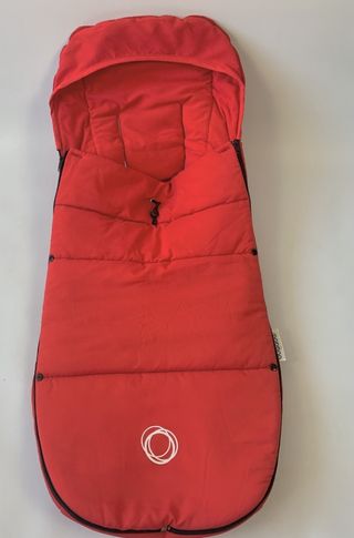 saco invierno bugaboo bee 5 rojo neon