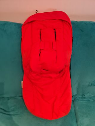 saco invierno bugaboo bee 5 rojo neon