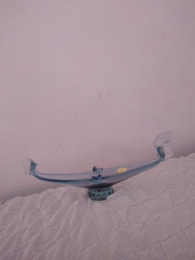 gondola in vetro di murano.