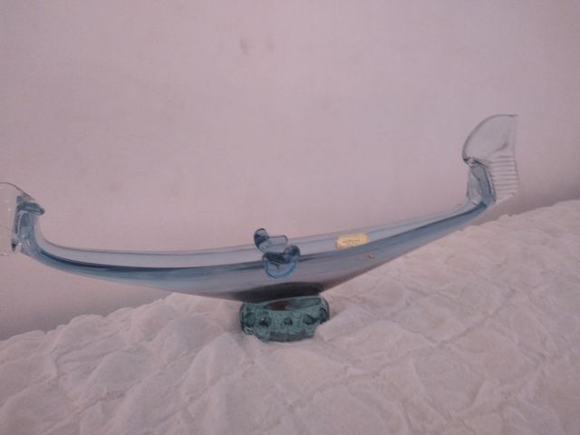 gondola in vetro di murano.