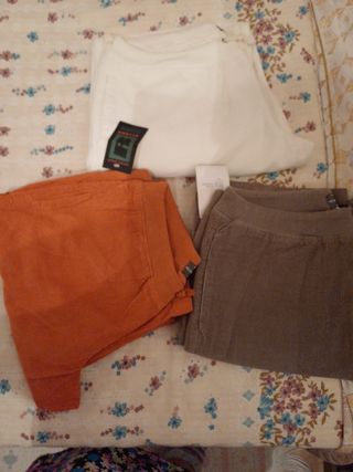 Lote pantalones de pana