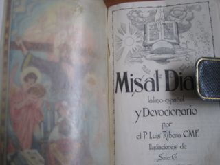 Lote 4 libros religiosos antiguos