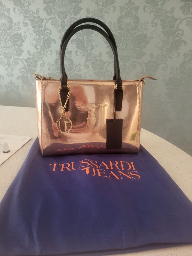 borsa donna trussardi Jeans colore Gold