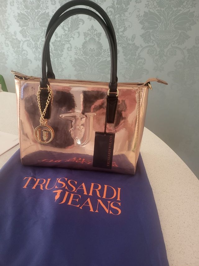 borsa donna trussardi Jeans colore Gold
