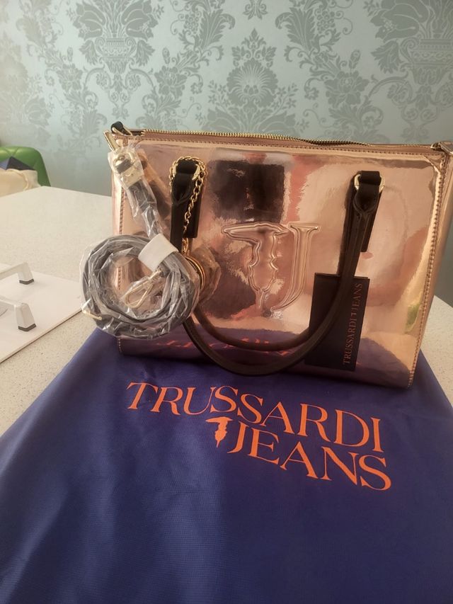 borsa donna trussardi Jeans colore Gold