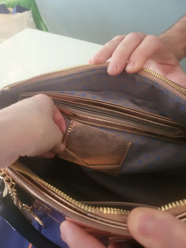 borsa donna trussardi Jeans colore Gold