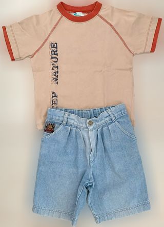 Calção de Criança Unissexo em Ganga, como Novo