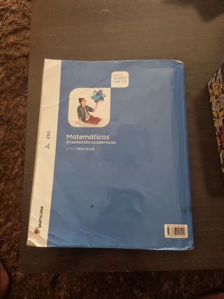LIBRO DE MATEMÁTICAS 4°ESO
