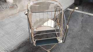 Carrito camarera bronce