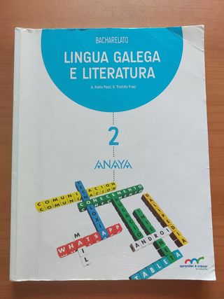 Libro de texto Lingua Galega e Literatura 2BAC