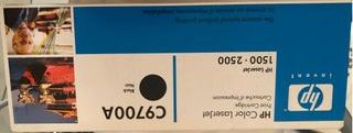 Toner originale HP C9700A ancora sigillato. 