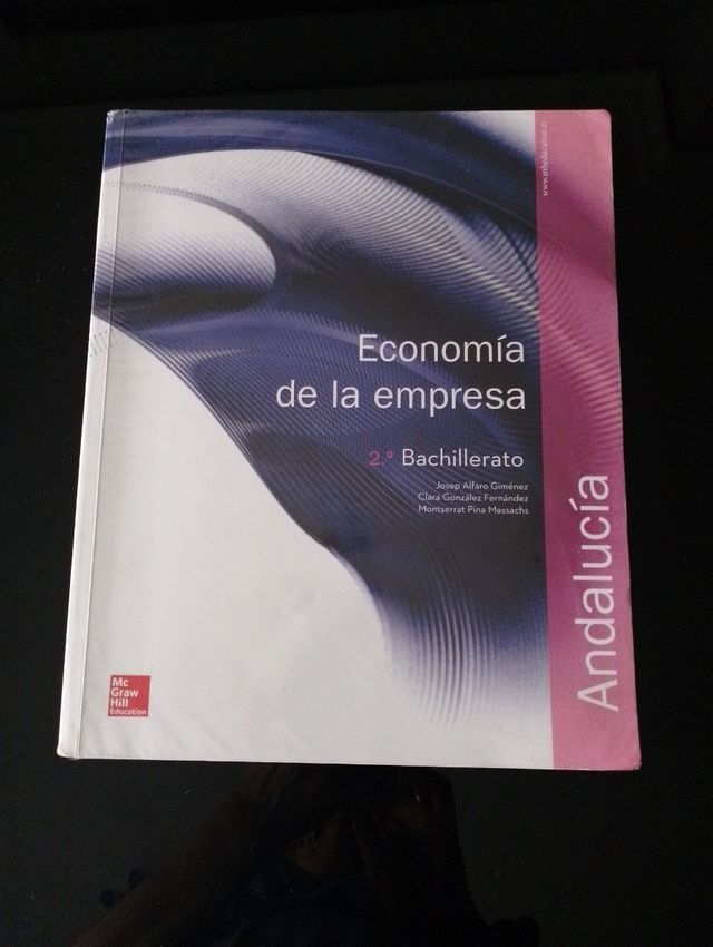 Libro Economía de la Empresa. 2 Bachille