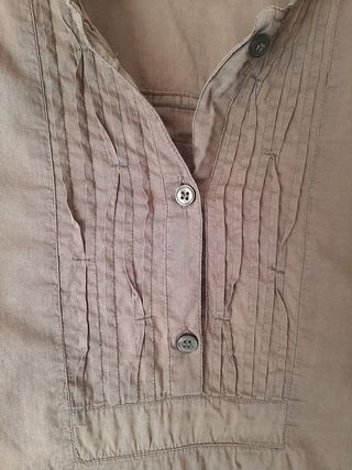 Camisa manga corta fresquita color verde militar