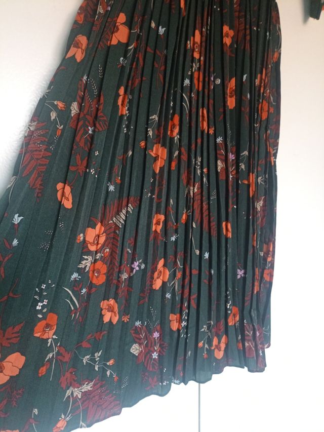 Vestido vintage flores amapolas