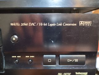PIONEER DVD DV-505  20 BITS  96 KHZ  DAC