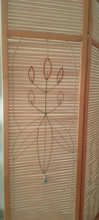 Biombo artesanal
