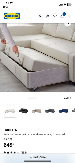 Sofá cama ikea