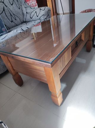 MESA DE CENTRO RÚSTICA