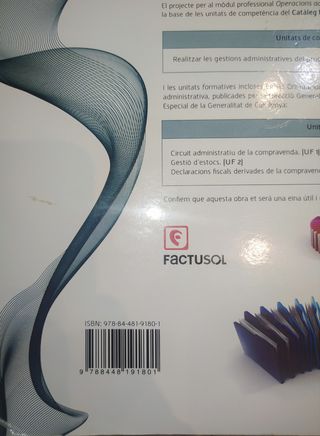 Libro Operacions Administrarives de Compravenda