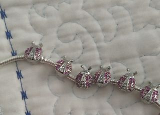 Charm abalorio Mariquita Suerte pulsera Pandora