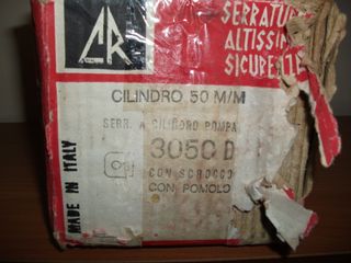Cerradura cilindro puerta principal + bombines