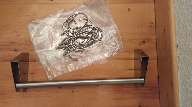 Colgador embutidos acero inoxidable