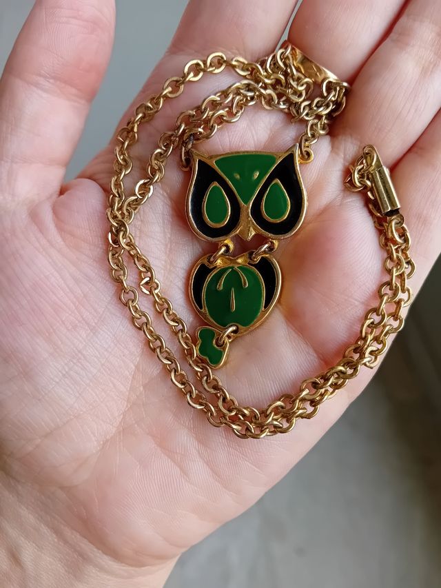 Collana vintage gufo 🦉