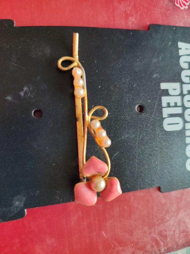 Vestido calado niña +  regalo horquilla de pelo