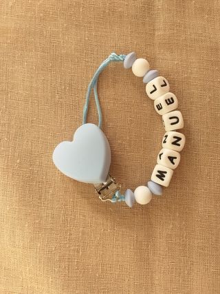 Chupetero de silicona personalizado