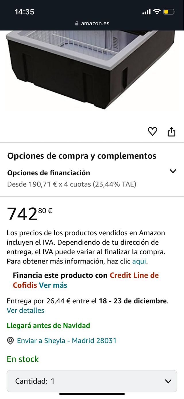 nevera ,congelador ,camion nueva 