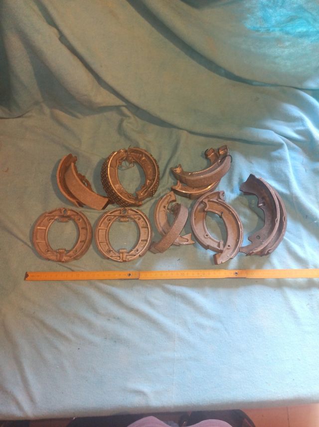 Lotto stock ceppi freni moto epoca