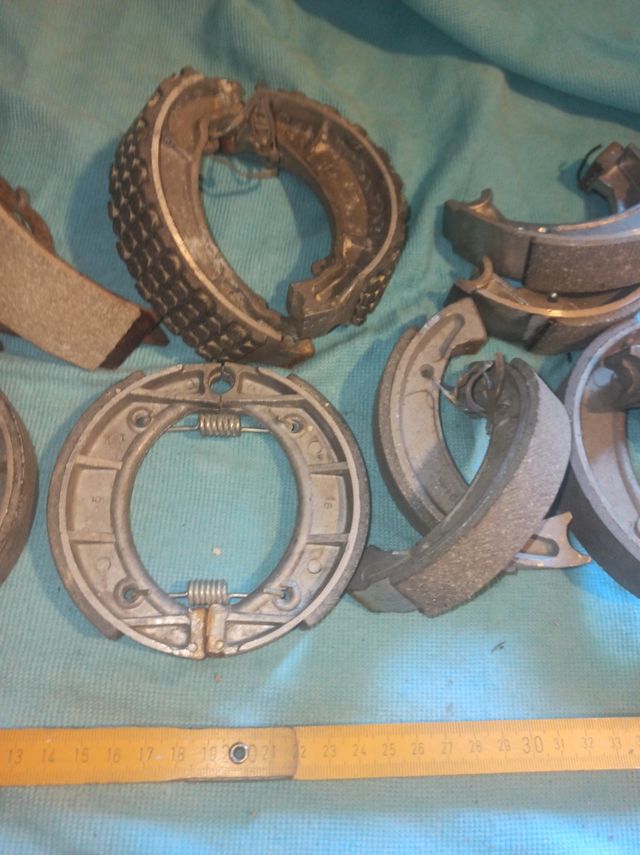 Lotto stock ceppi freni moto epoca